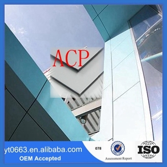 Alu Composite Panels Decorative Wall Panel Light surface PE coated