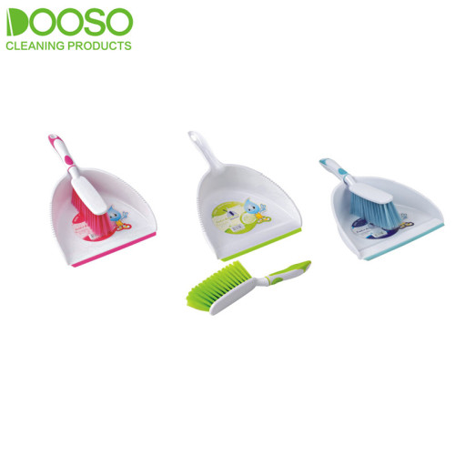 With Cartoon Printed Dustpan and Brush Set DS-506