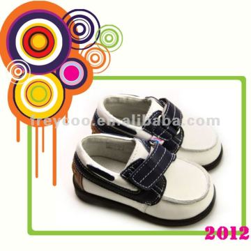 New Navy White Genuine Leather Toddler Footwear