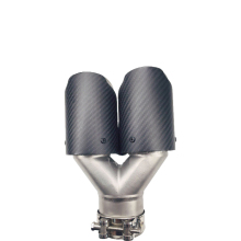 Carbon Fiber Muffler Tip - Universal T304 Stainless Steel Car Tail Pipe