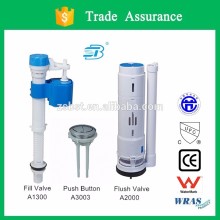 Bathroom flush mechanism toilet repair kits (A1300+A2004)