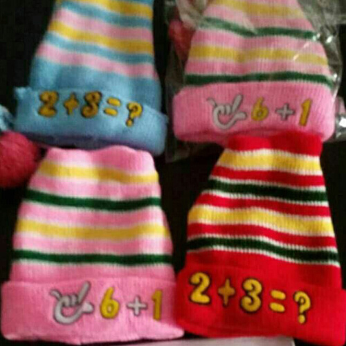 Topi Katun Bayi Anak dengan Penutup Leher