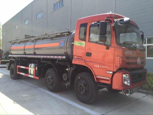 6 x 2 Dongfeng aluminium tankbil lastbil kemiska flytande transport