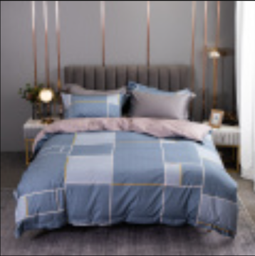 pure cotton embroidered duvet cover set