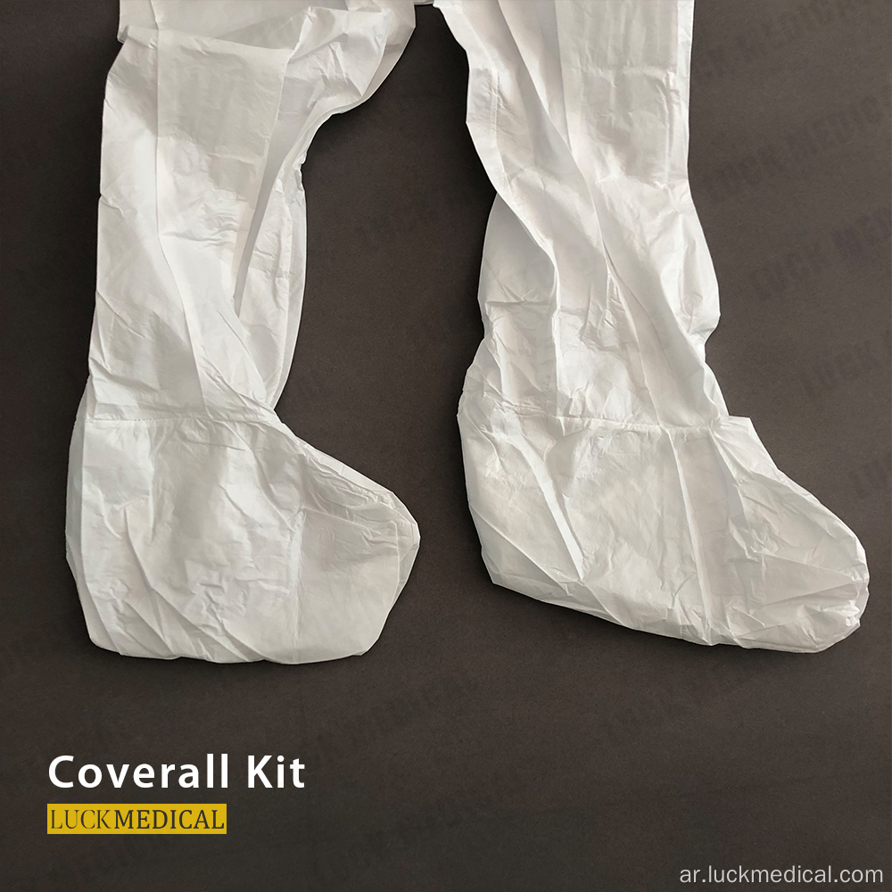 يغطي الوقاية من Coverall التخلص من الاحتياطات الطبية