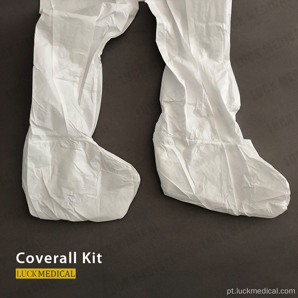 Kit de PPE de proteção de proteção descartável