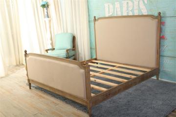 antique wooden India bed