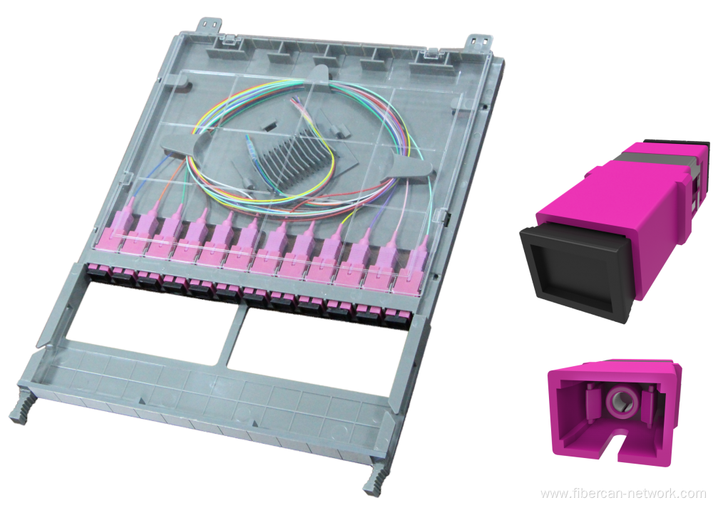 12 Fiber Splice Fiber Optic Cassette