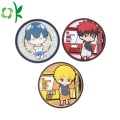 Aangepaste tabel Cartoon figuur Silicone koffiekopje Coasters