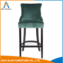 comfortable affordable price leisure green leather dining chair