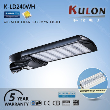 Photocell optional ul listed aluminum alloy 240w led street light