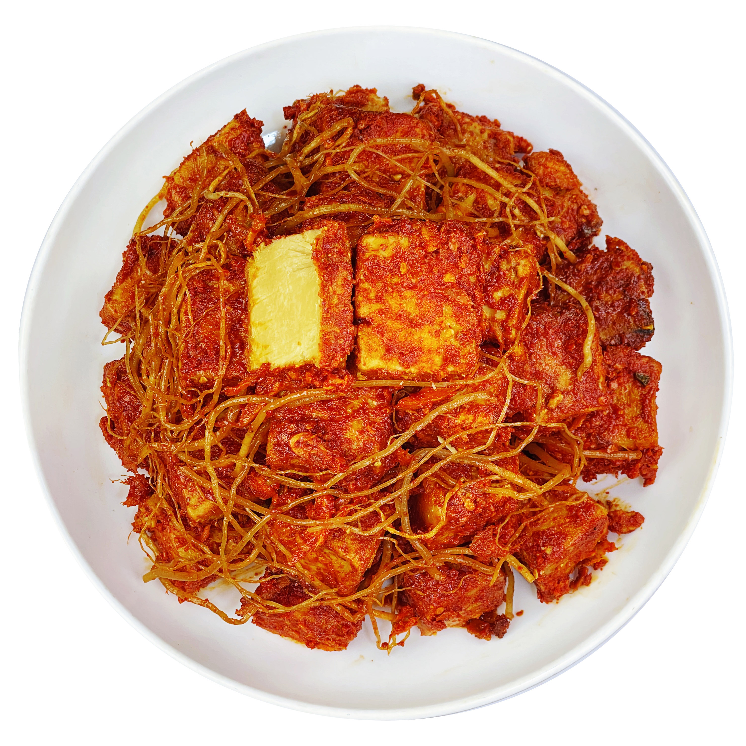tahu fermentasi pedas ringan mild spicy fermented bean curd