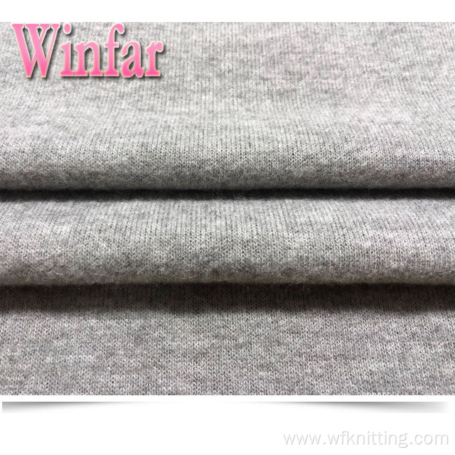 Brushed Polyester Rayon Spandex Jersey Sweater Fabric Hacci