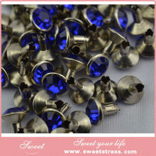 Cheap hot selling colorful Rhinestone rivet/crystal rhinestone rivet/garment rivet