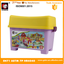 2017 assemble railway toy train Magnetic Blocks train set 136PCS