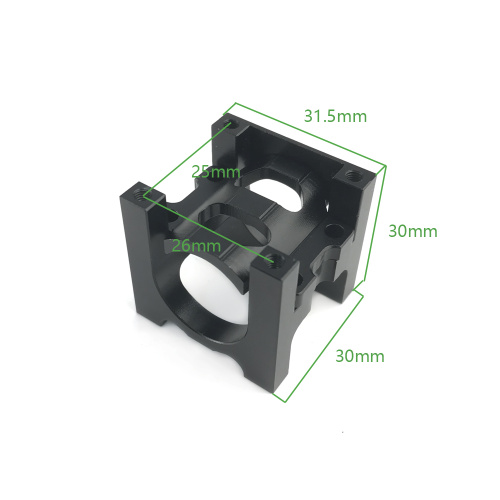 Cerrada de tubo de tablero de fibra de carbono para un tubo de 20 mm