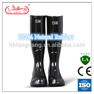 hot sale boot women shoes/cheap women rubber rain boot made of 100% natural rubber