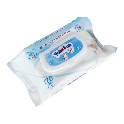 Biodegradable Wipes Made of 100% Cotton for Babies