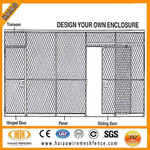 Made in China security partition wall wire mesh fence for warehouse