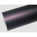 Matte metallic schwarz lila auto wrap vinyl