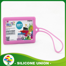Colorful custom silicone luggage tag