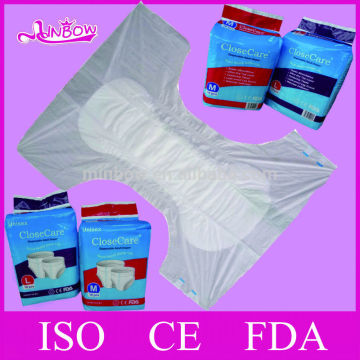 PE film disposable adult diaper