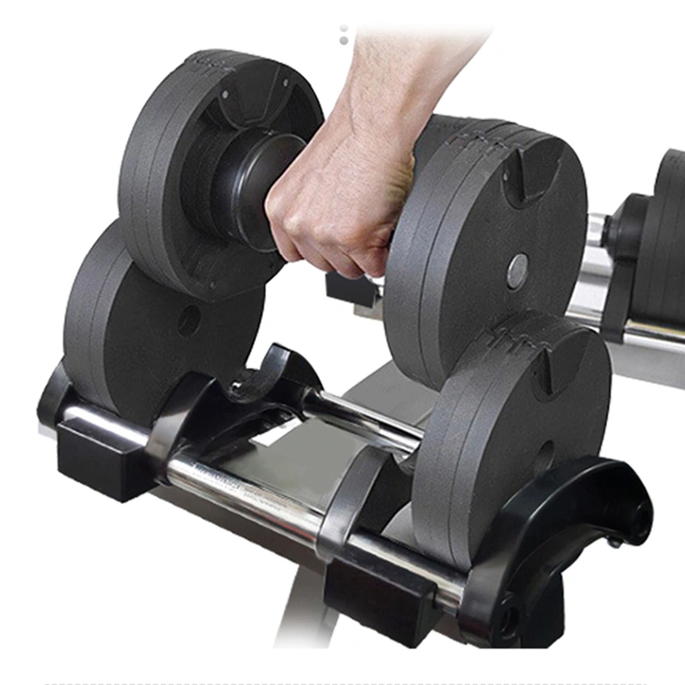 Wholesale Adjustable Fitness Chrome Strength Training Dumbell Sets Chrome Dumbbell Set