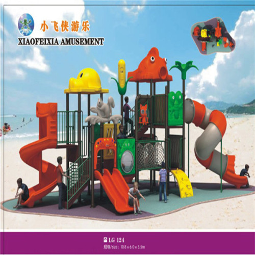 fashion plastic outdoor playground for kids