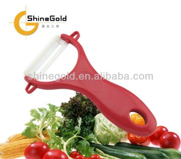 Plastic potato peeler