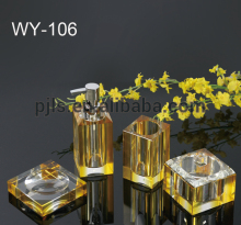 crystal bathroom ware, crystal soap dish / soap holders