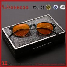 FONHCOO Most Popular Computer Glasses Black Frame Alloy Reading Glasses With Case