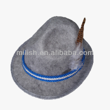 Traditional Tyrolean Bayern German Bavarian felt top Hats Factory MA01C