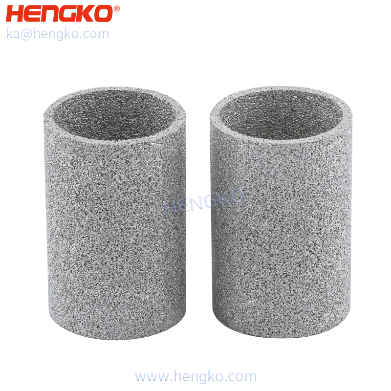 HNEGKO Ex-factory price sintered stainless steel SS 316L porous metal filter tube for industry chemistry filtration system