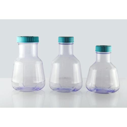 3L PC High Efficient Erlenmeyer Flask, Baffled