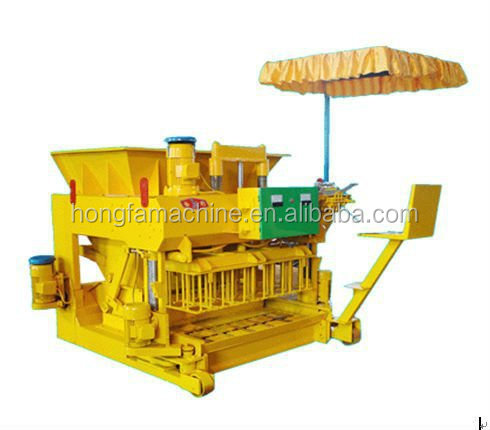 maquina de bloques de concreto QMJ-6A egg block machine brick making