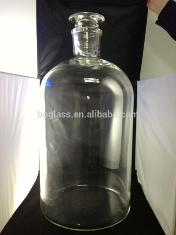 high quality big borosilicate glass bottle for laboratory