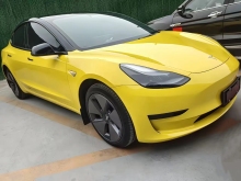 PET Gloss Maize Yellow Car Vinyl Wrap Film