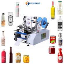 Portable Label Sticker Machine: Round Label Pasting and Manual Bottling Labeling Solution