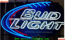 metal frame bud light neon sign