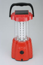 64 LED red solar lantern lamp
