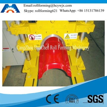 Roofing Step Tile Metal Ridge Cap Roll Forming Machinery Producing Line