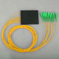 Mini Splitter de acoplador de fibra óptica 1x8 FTTH ABS