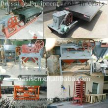 shaking table,jigger, spiral chute, flotation machine, spiral classifier,ball mill, mixing tank, feeding machine, feeder