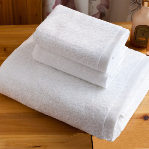 100 cotton plush without dobby border hotel towels