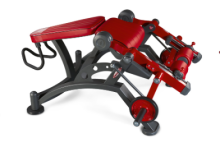 alternate leg curling gym fitness machine plate loaded