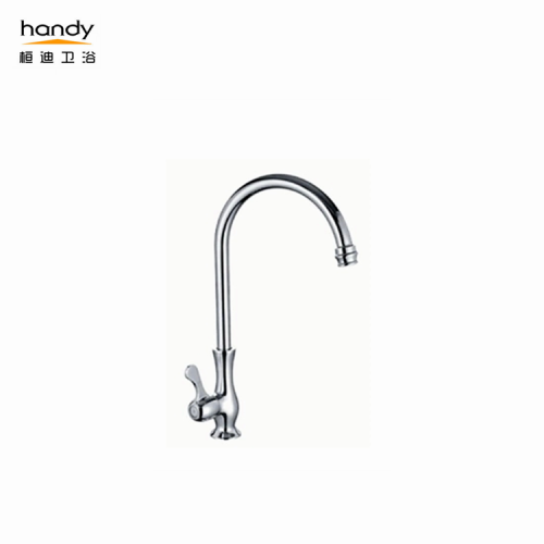 Brass Chrome Kitchen Sink Single Lever Cold Tap