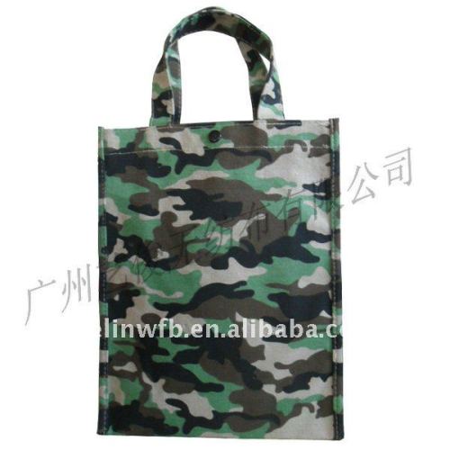 camouflage cotton bag