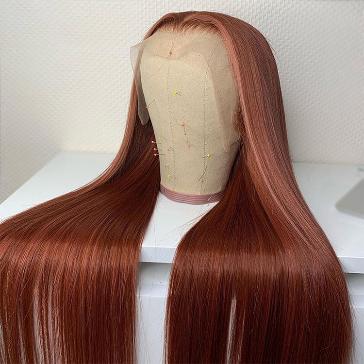 Wholesale Colored Human Hair Wigs,Hd Lace Front Wig,Red Orange Pink Purple Wigs Lace Front Human Hair For Black Women