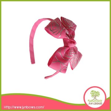 New Design Printed Flower Headbands for Girls