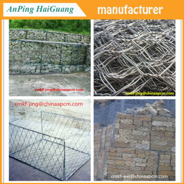 Gabion Cage for Sale / High Zinc Galvanized Gabion Boxes